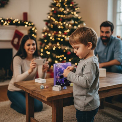GEMMASANTA – Crystal Gemstone Advent Calendar with 24-Day Christmas Countdown