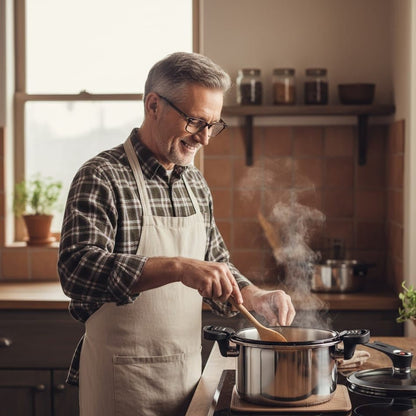 PRESSURECHEF – 304 Stainless Steel Micro Pressure Cooker for Gas & Induction Use