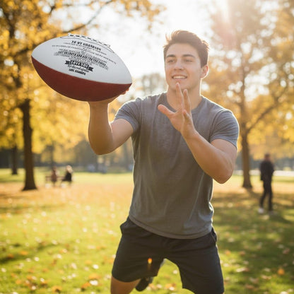 PROGRIP – Size 9 PU Leather American Football for Training & Match Play