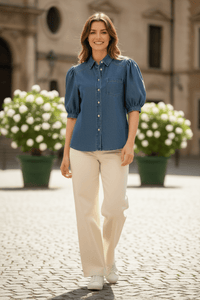 ROWYN – Modern Classic Denim Shirt